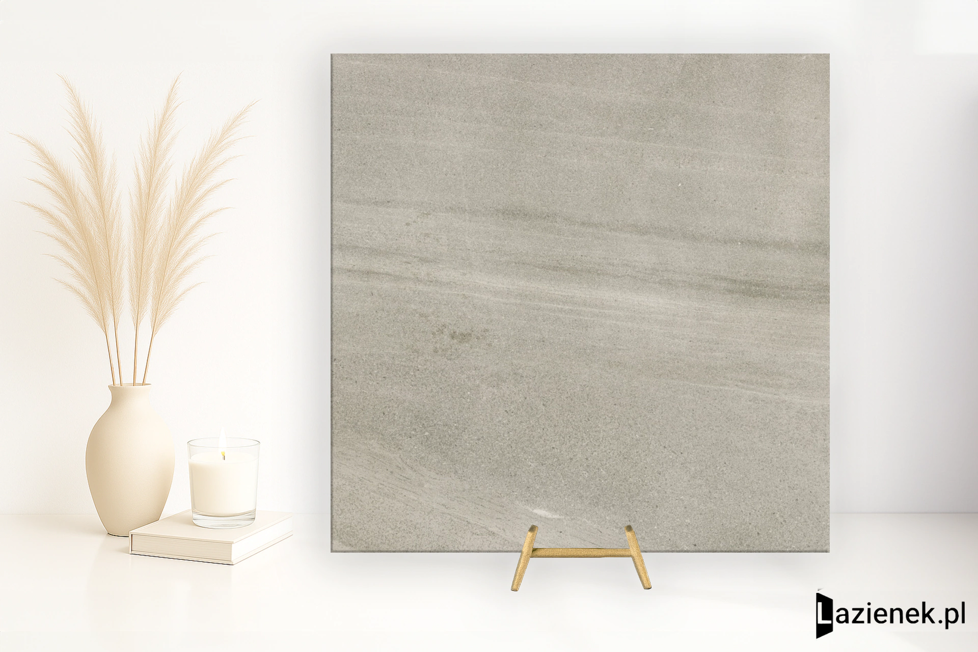 Graniti Fiandre Pietra Di Basalto Active Grigio antybakteryjna 60x60 cm gr. 9 mm - płytka rektyfikowana / IAS866222